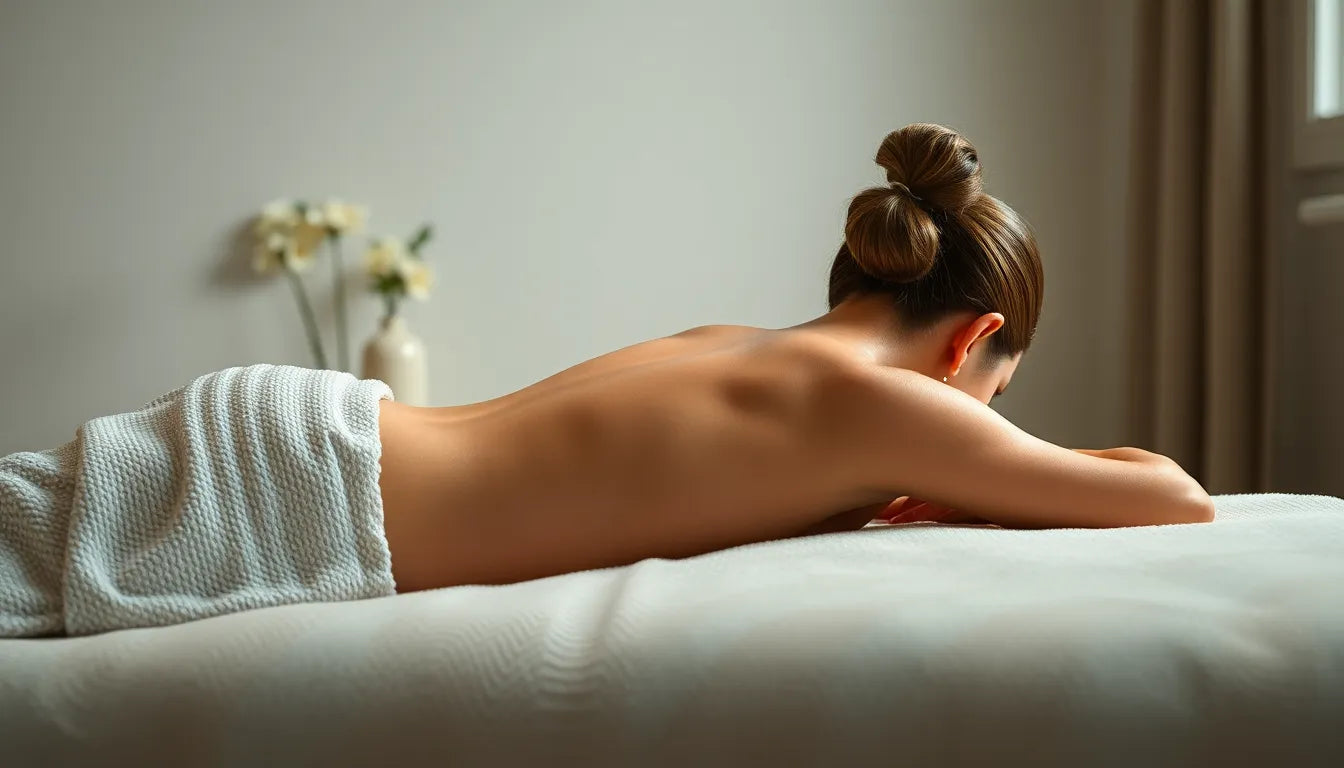 Sanfte Linderung bei Bandscheibenvorfall durch gezielte Massage