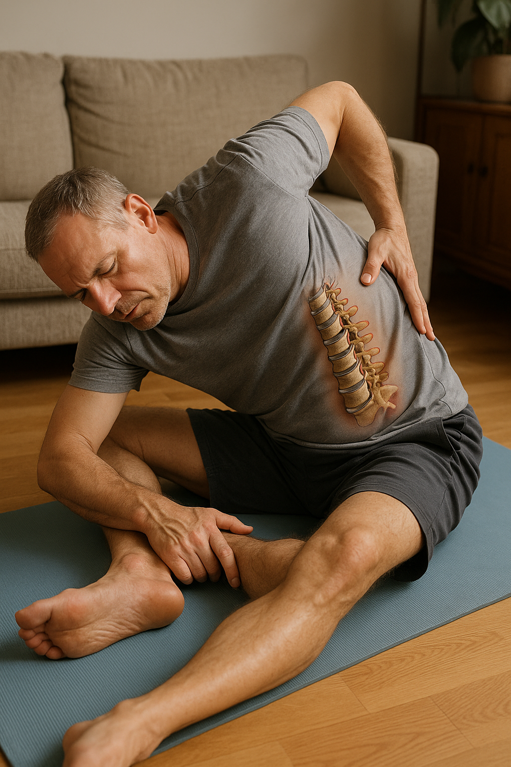 Facettengelenk Übungen für Übungsleser: Schmerzen lindern und Beweglichkeit verbessern - Illustration