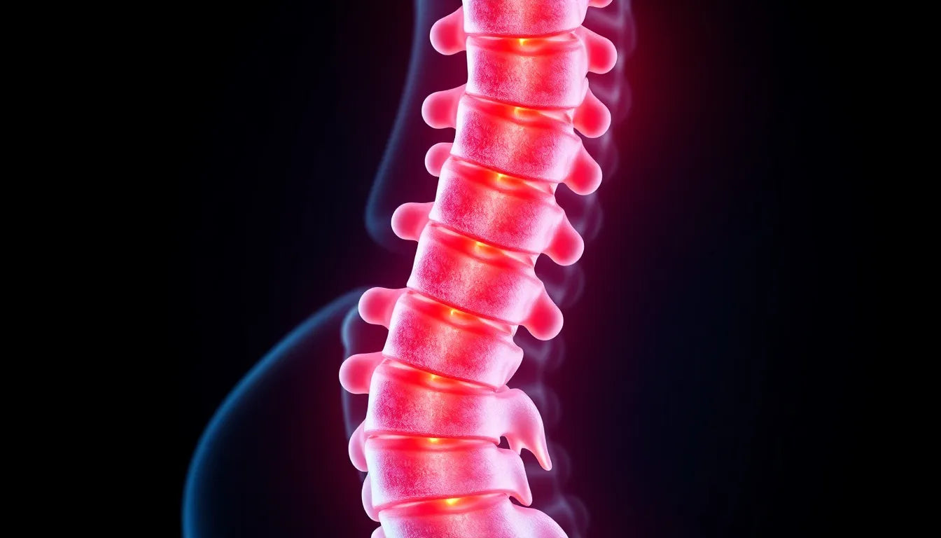 Früherkennung eines beginnenden bandscheibenvorfalls: Symptome und Lösungen - Illustration