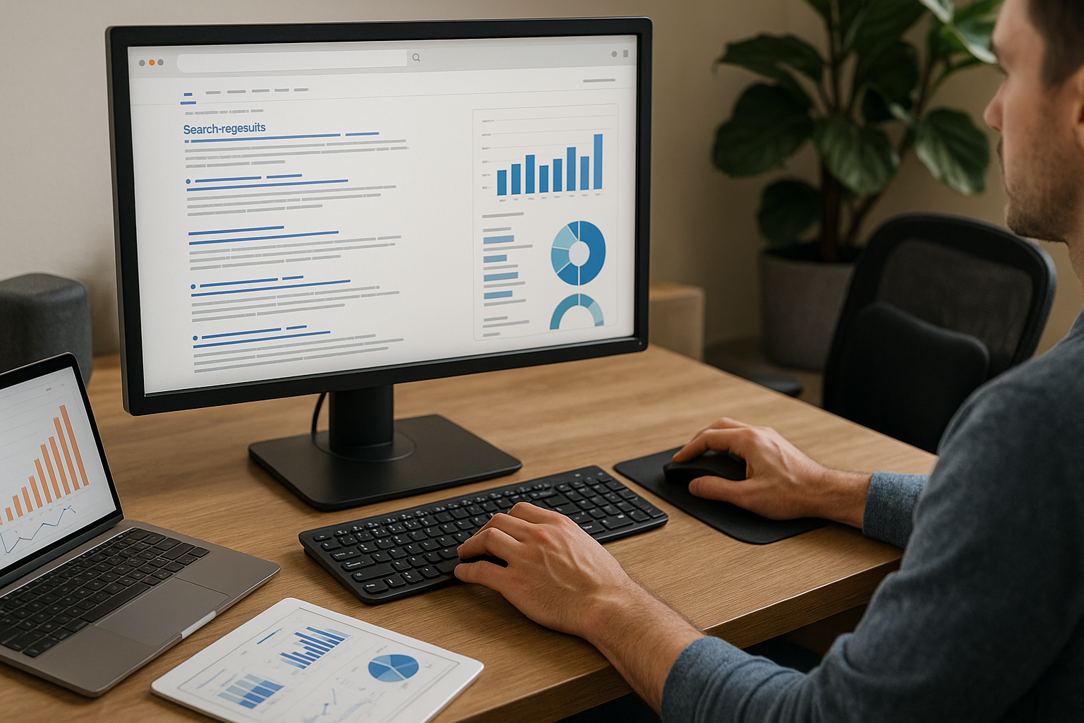 Entdecke die Geheimnisse der SERP-Analyse für deinen SEO-Erfolg - Illustration
