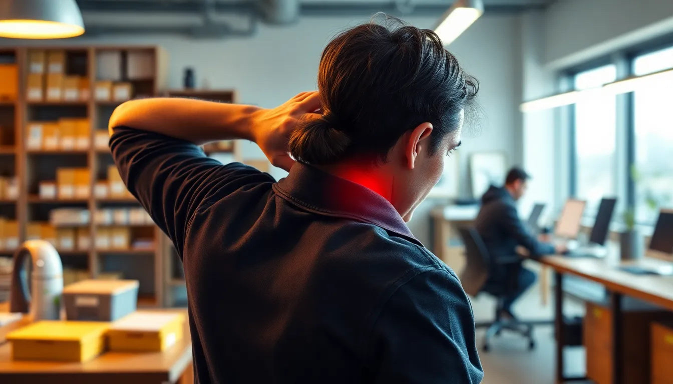 Schmerzfrei nach der Arbeit: Tipps gegen Rückenschmerzen - Illustration