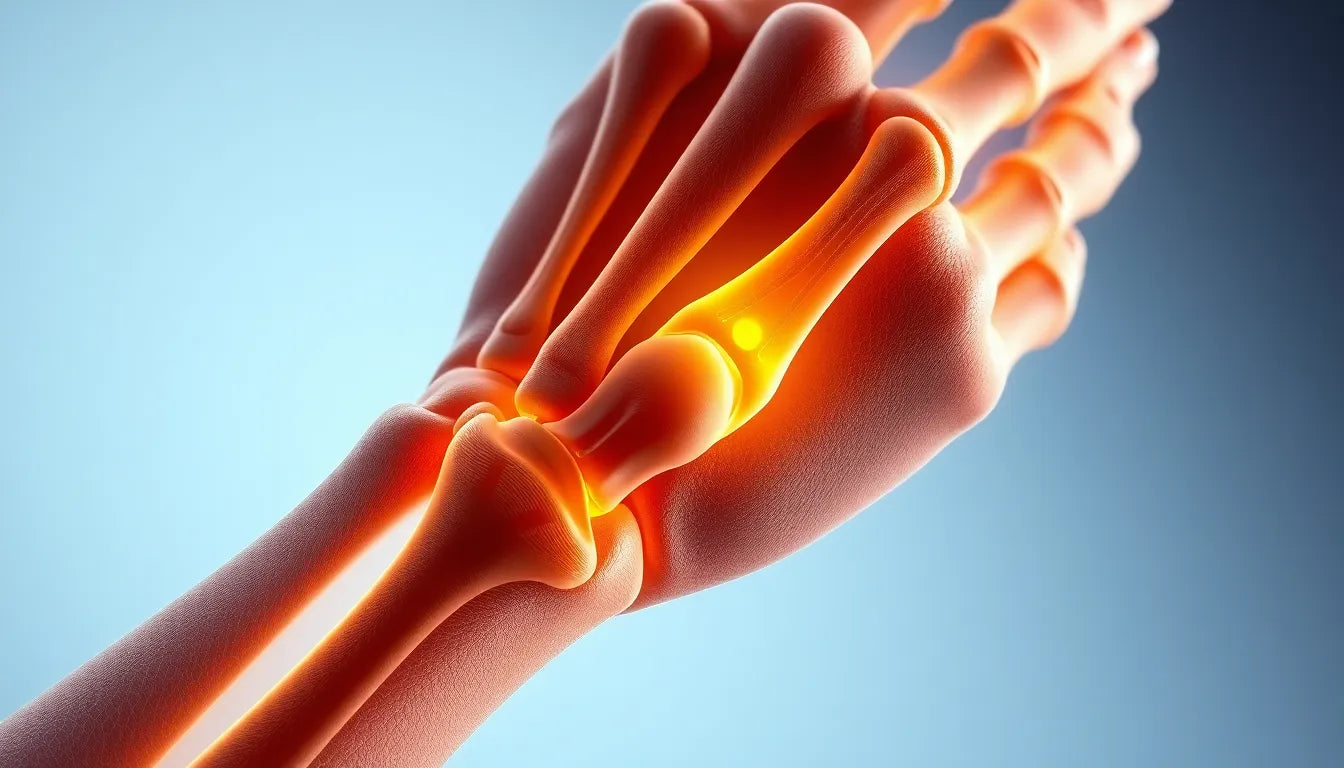 Aufklärung über den Mythos: gibt es einen bandscheibenvorfall im handgelenk? - Illustration