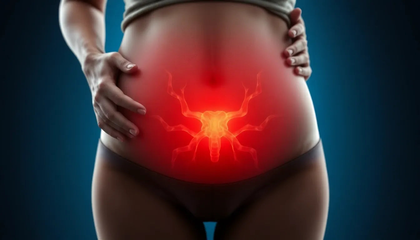 Linderung von Ischias-Schmerzen im 2. Trimester der Schwangerschaft - Illustration