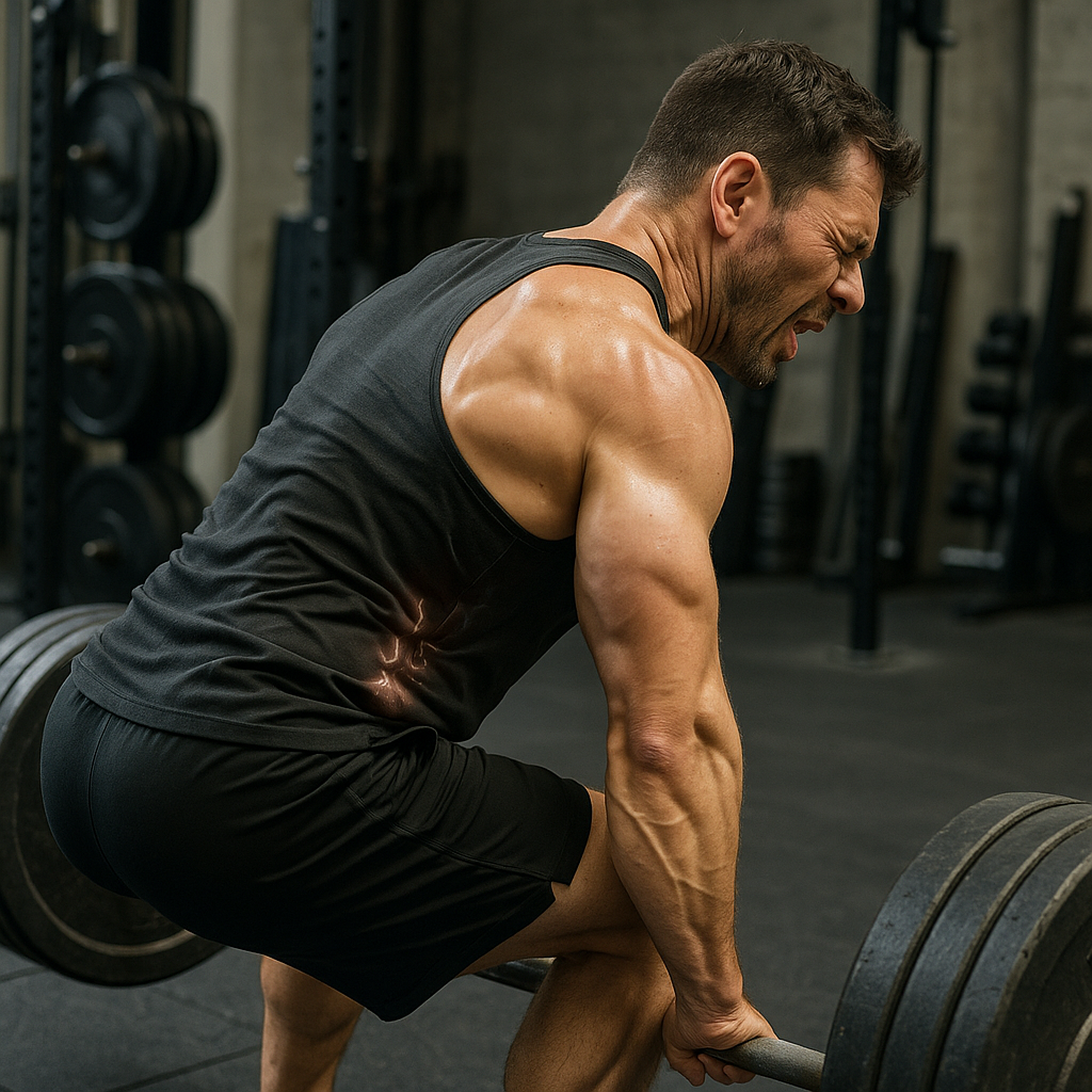 Knacken in der Lende beim Kreuzheben: wann Sie sich Sorgen machen sollten und wie Sie es vermeiden - Illustration
