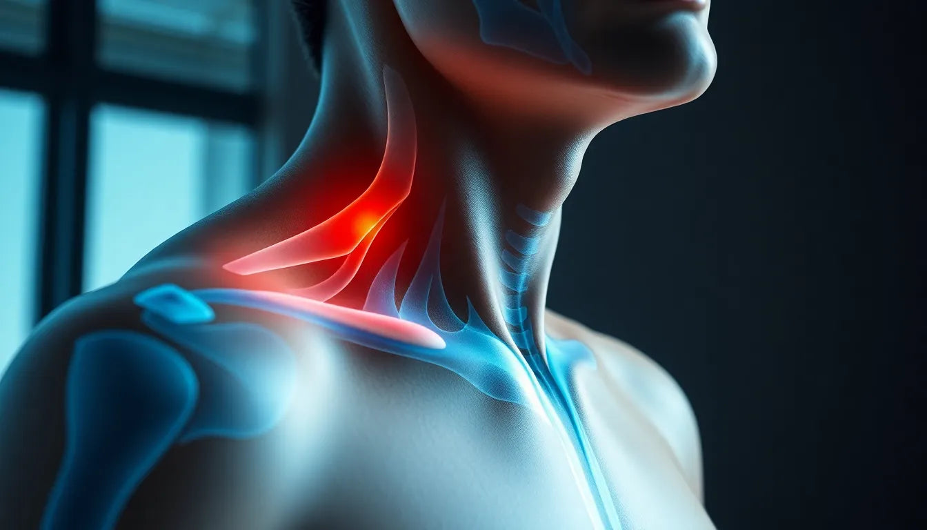 Schmerzen an der Außenseite des Oberschenkels verstehen und lindern - Illustration