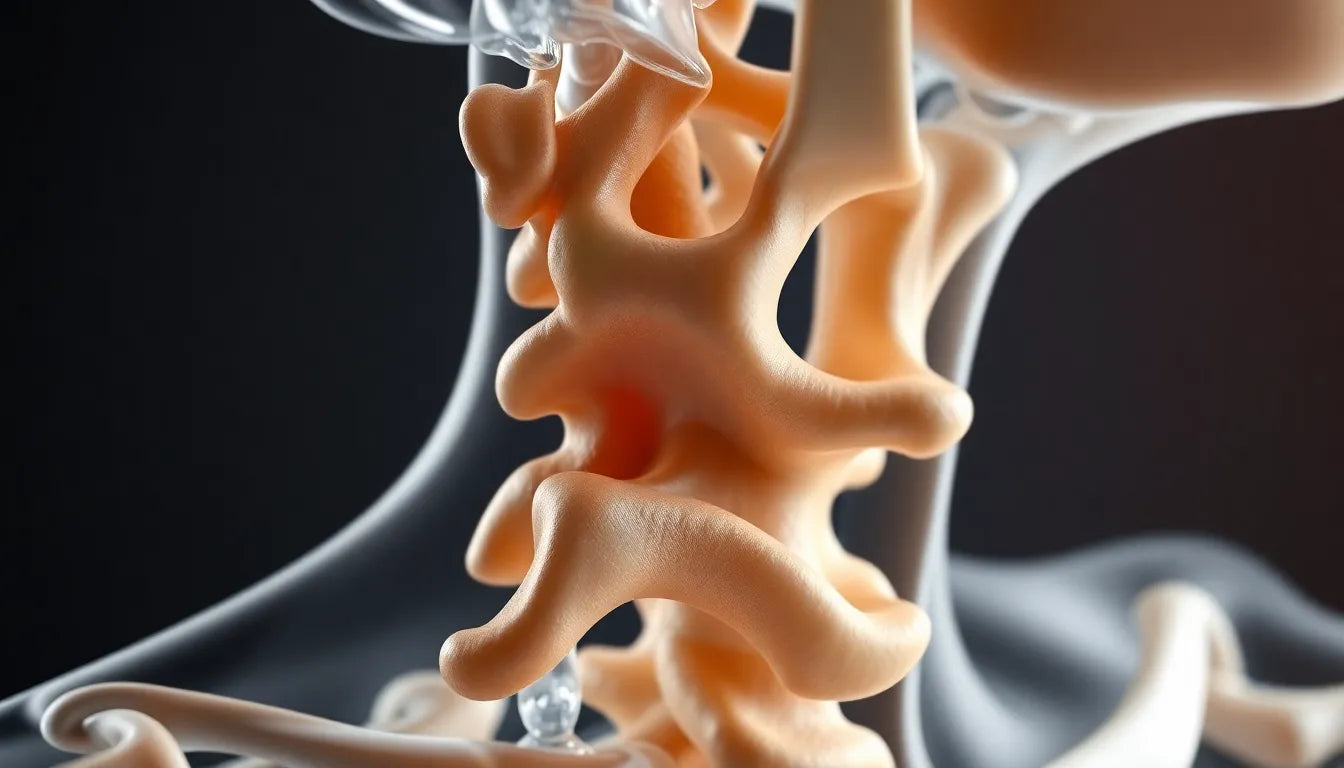 Diskusprotrusion c5/c6 verstehen und lindern - Illustration