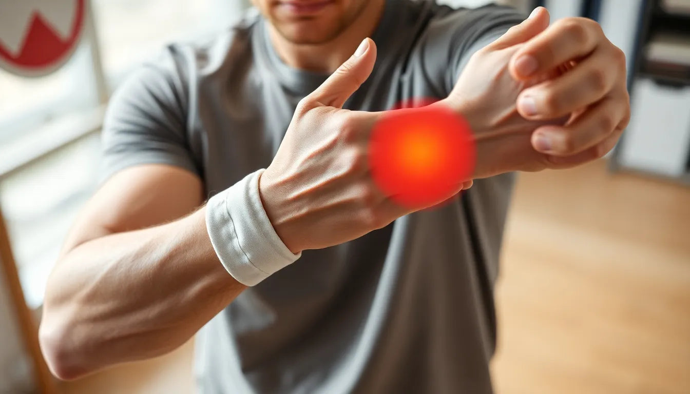 Effektive tennisarm-übungen für den Übungsleser: Ihr kostenloses PDF herunterladen - Illustration