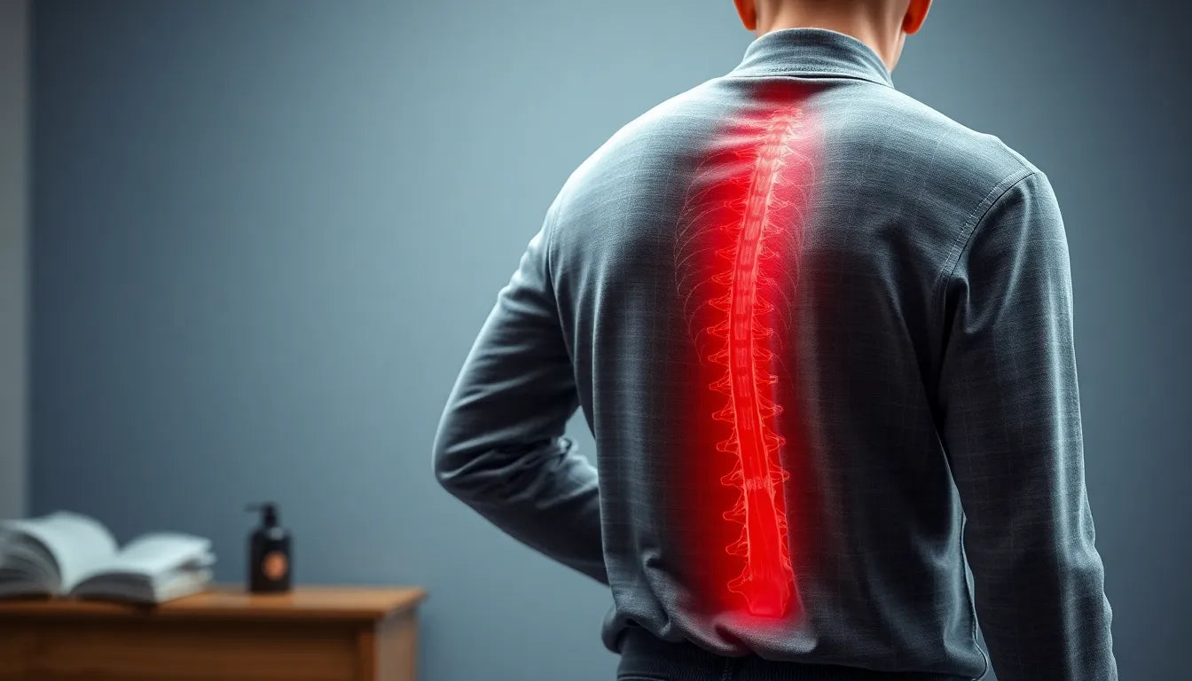 Erste Hilfe bei Rückenschmerzen nach einem Sturz: Was Sie wissen müssen - Illustration