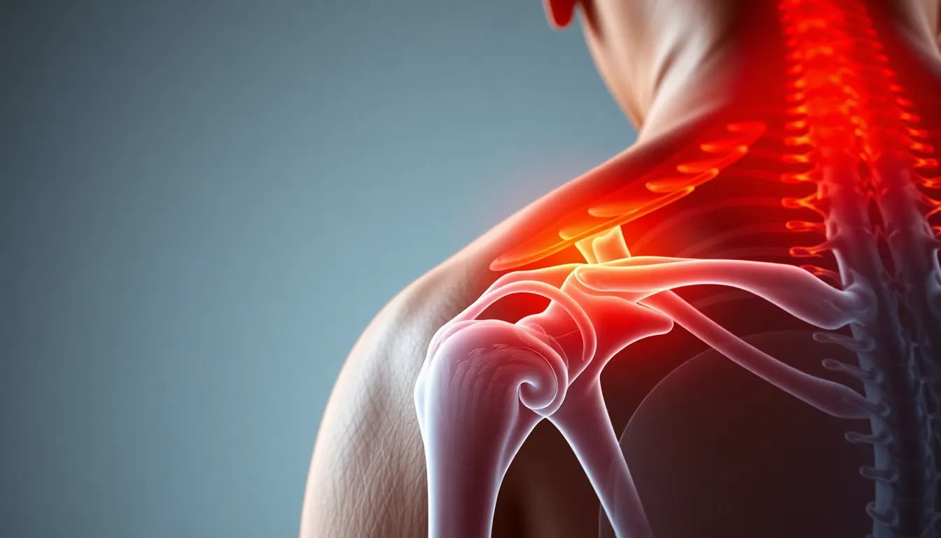 Linderung finden: Wie Sie Schmerzen in Schulter und Oberarm effektiv bekämpfen - Illustration