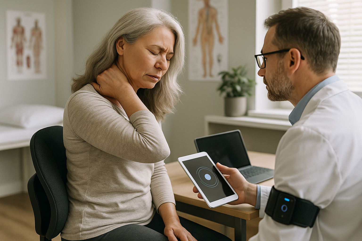 Entdecken Sie die Geheimnisse der effektiven Schmerztherapie mit Anodyne - Illustration