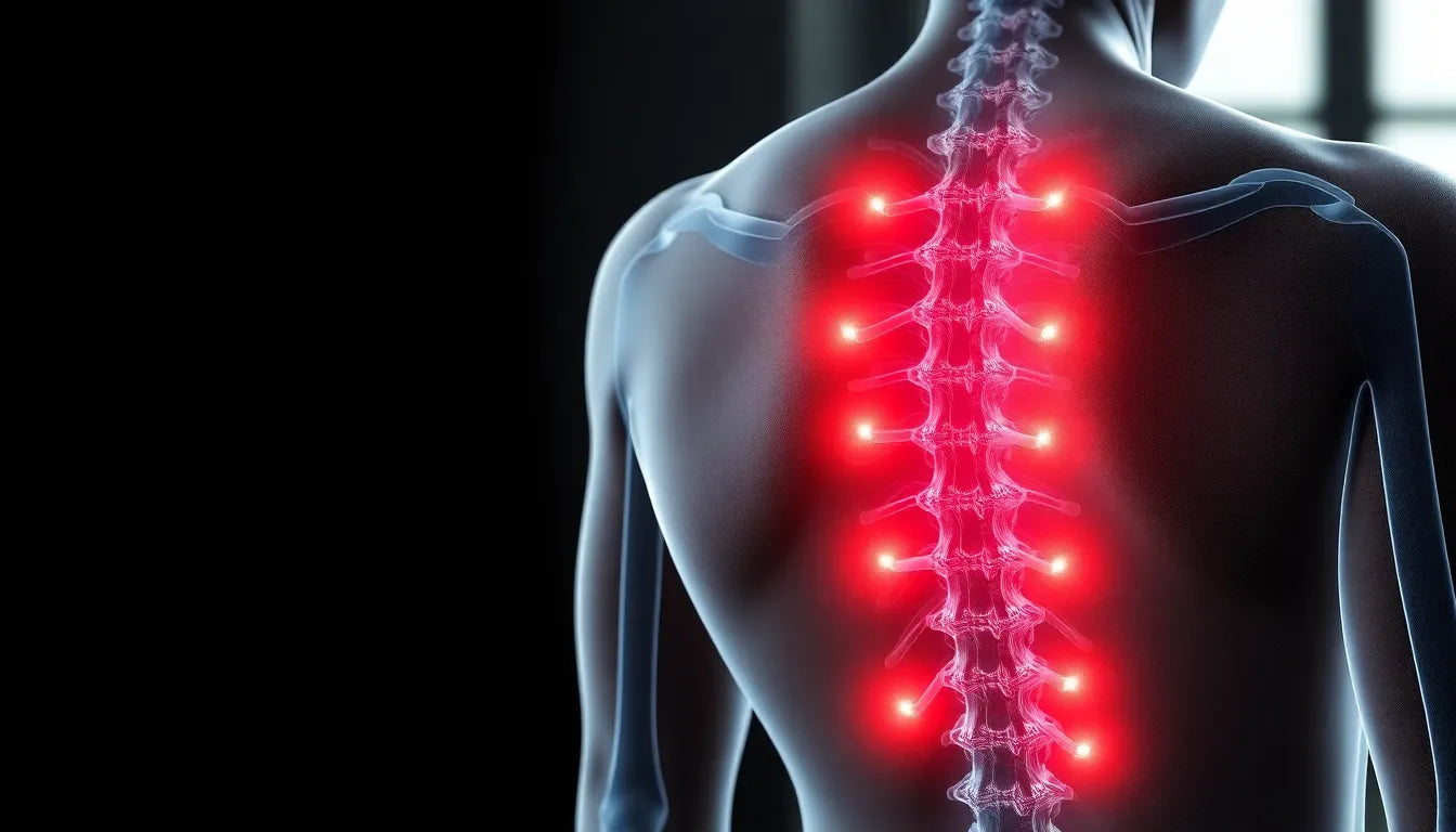 Rückenschmerzen, die ins Gesäß ausstrahlen: Ursachen und Lösungen entdecken - Illustration