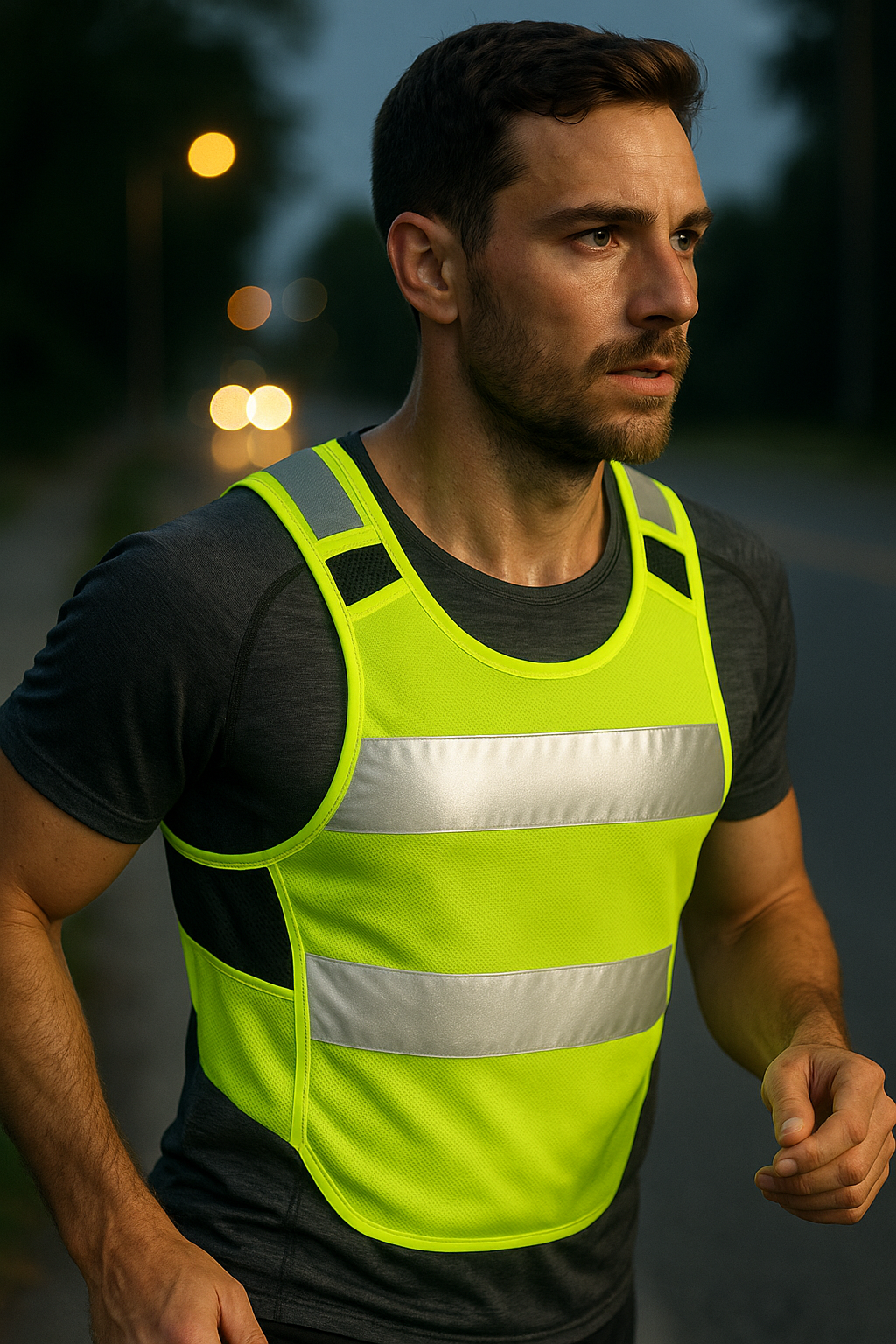 Laufen in Sicherheit: die besten Tipps für reflektierende Laufwesten - Illustration