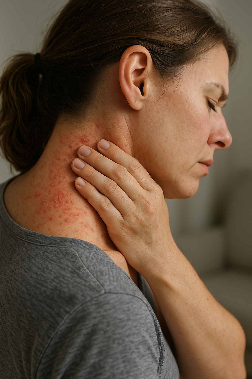 Nackenschmerzen und hautausschlag: was wirklich dahintersteckt und wie Sie Linderung finden - Illustration