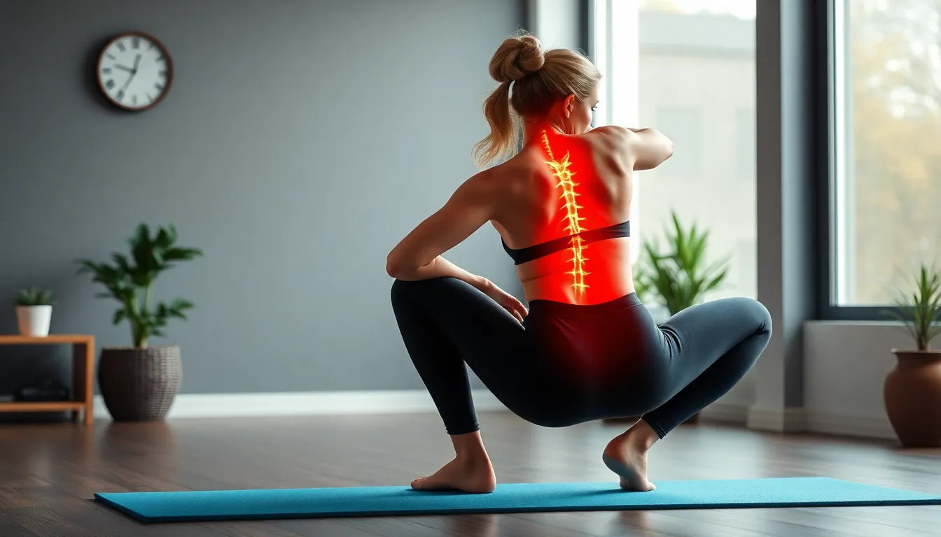 Übungsleser entdecken die besten stabilisationsübungen für den rumpf - Illustration