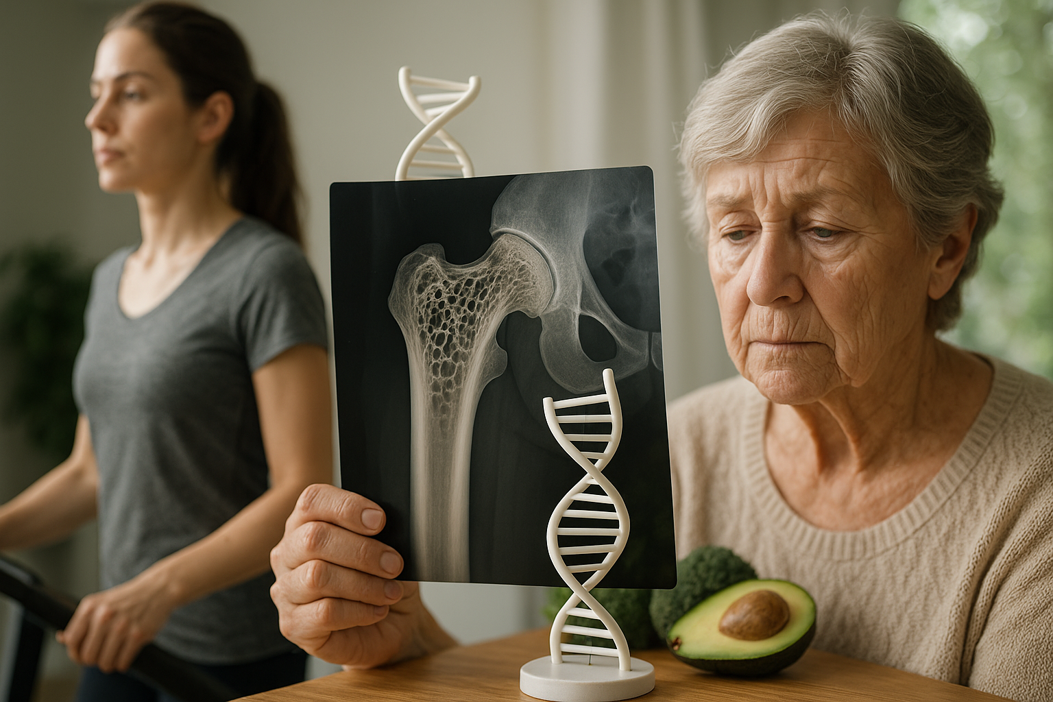 Vererbung und Osteoporose: Wie groß ist Ihr Risiko wirklich? - Illustration