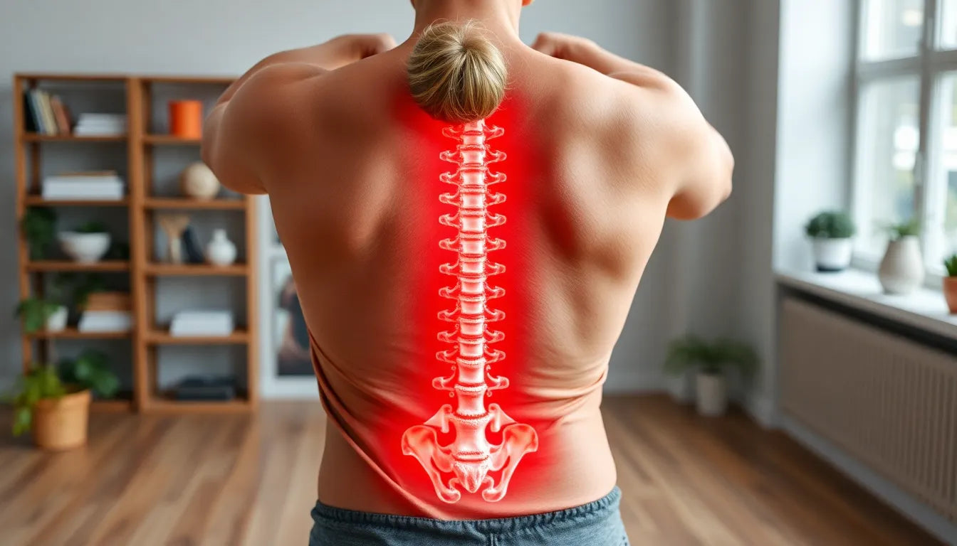 Rückenübungen bei Bandscheibenvorfall: Wege zu mehr Beweglichkeit und Schmerzfreiheit - Illustration