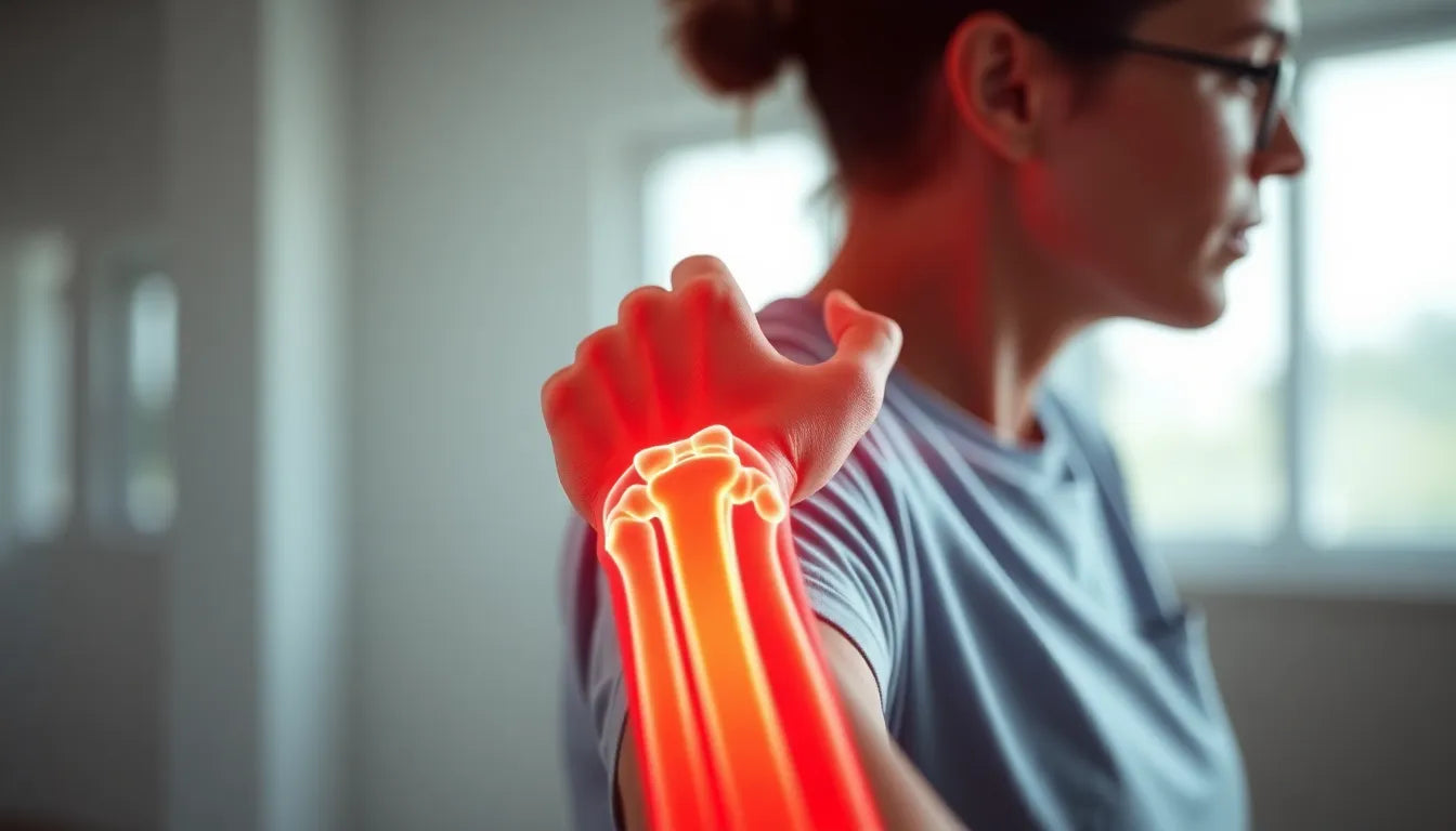 Übungsleser stärken ihren Tennisarm mit gezielten physio-Übungen - Illustration