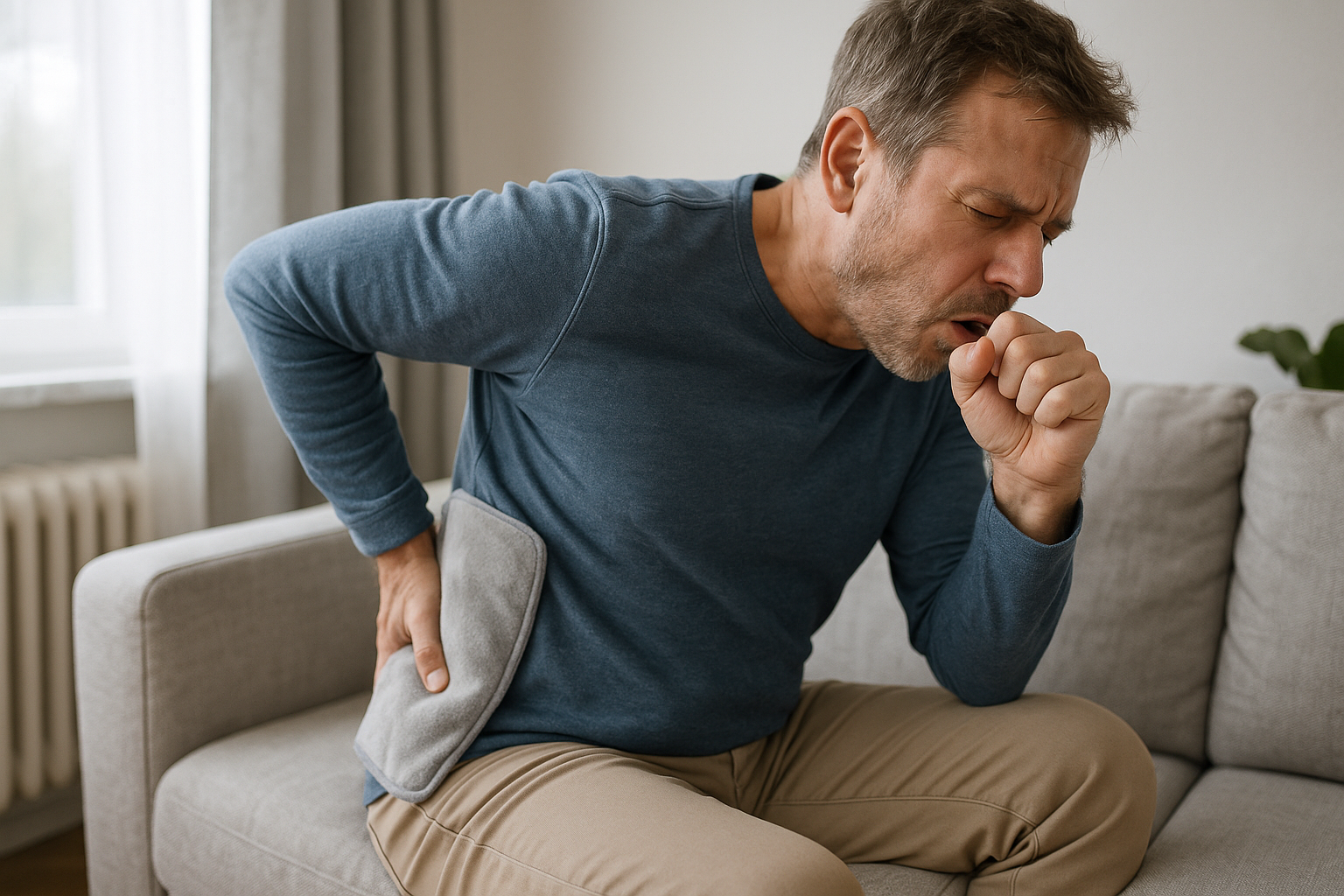 Husten und Rückenschmerzen: was dein Körper dir sagen will - Illustration