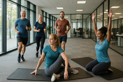 Bewegung im Büro: Wie Firmensport die Gesundheit und das Miteinander stärkt