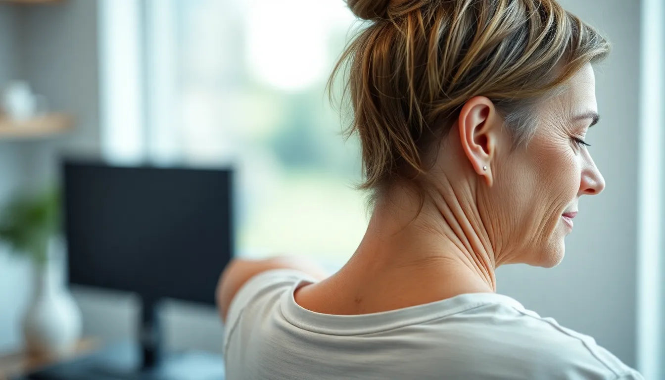 Übungsleser finden Erleichterung bei Spannungskopfschmerzen mit diesen einfachen Übungen - Illustration