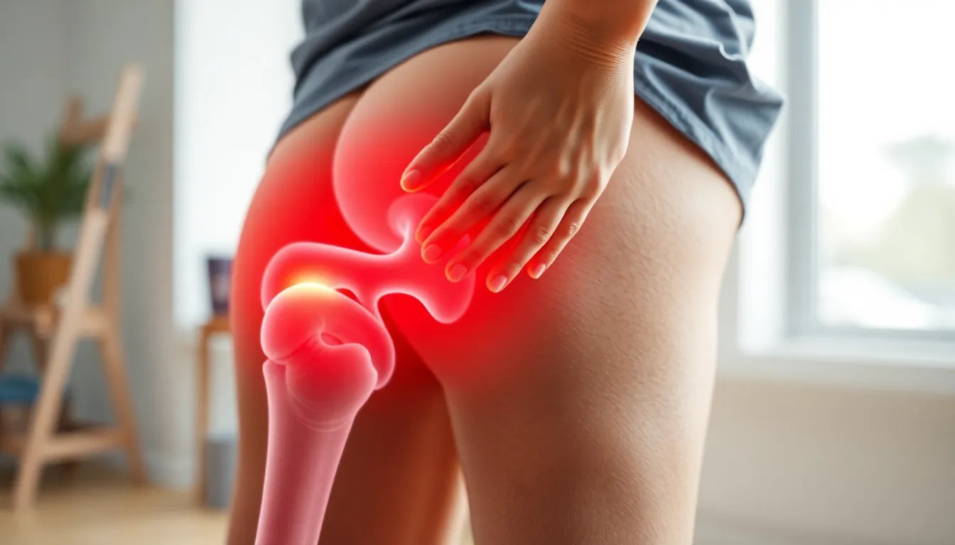 Schmerzfrei nach der Hüft-OP: Was tun bei Knieschmerzen? - Illustration