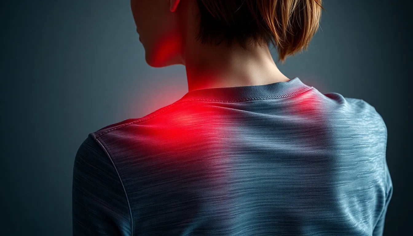 Stress als unsichtbarer Auslöser: klump i halsen und ondt i ryggen verstehen - Illustration