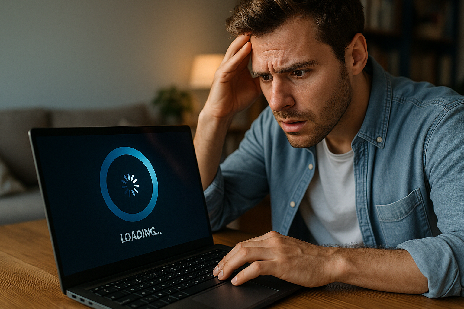Optimieren Sie Ihre Website-Geschwindigkeit: Tipps gegen das "Indlæser"-Problem - Illustration