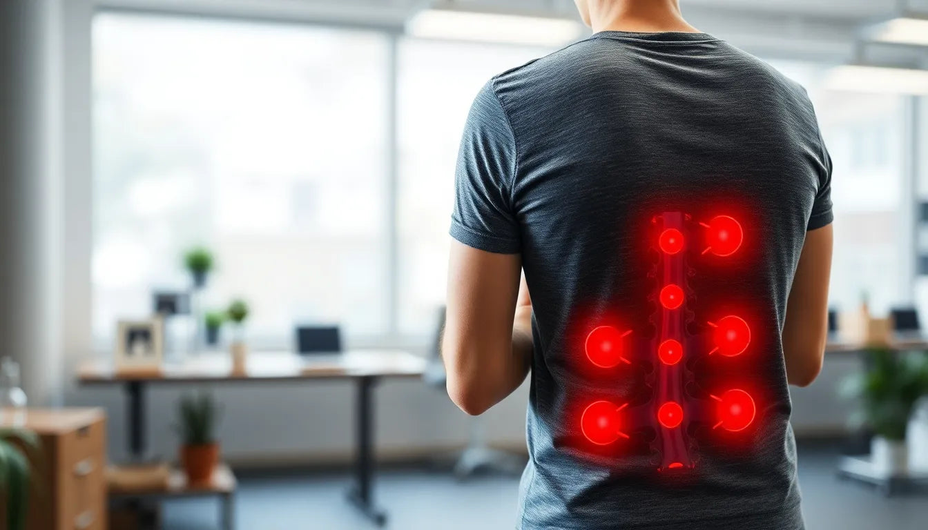 Schmerzen im unteren Rücken vermeiden: Richtig heben lernen - Illustration