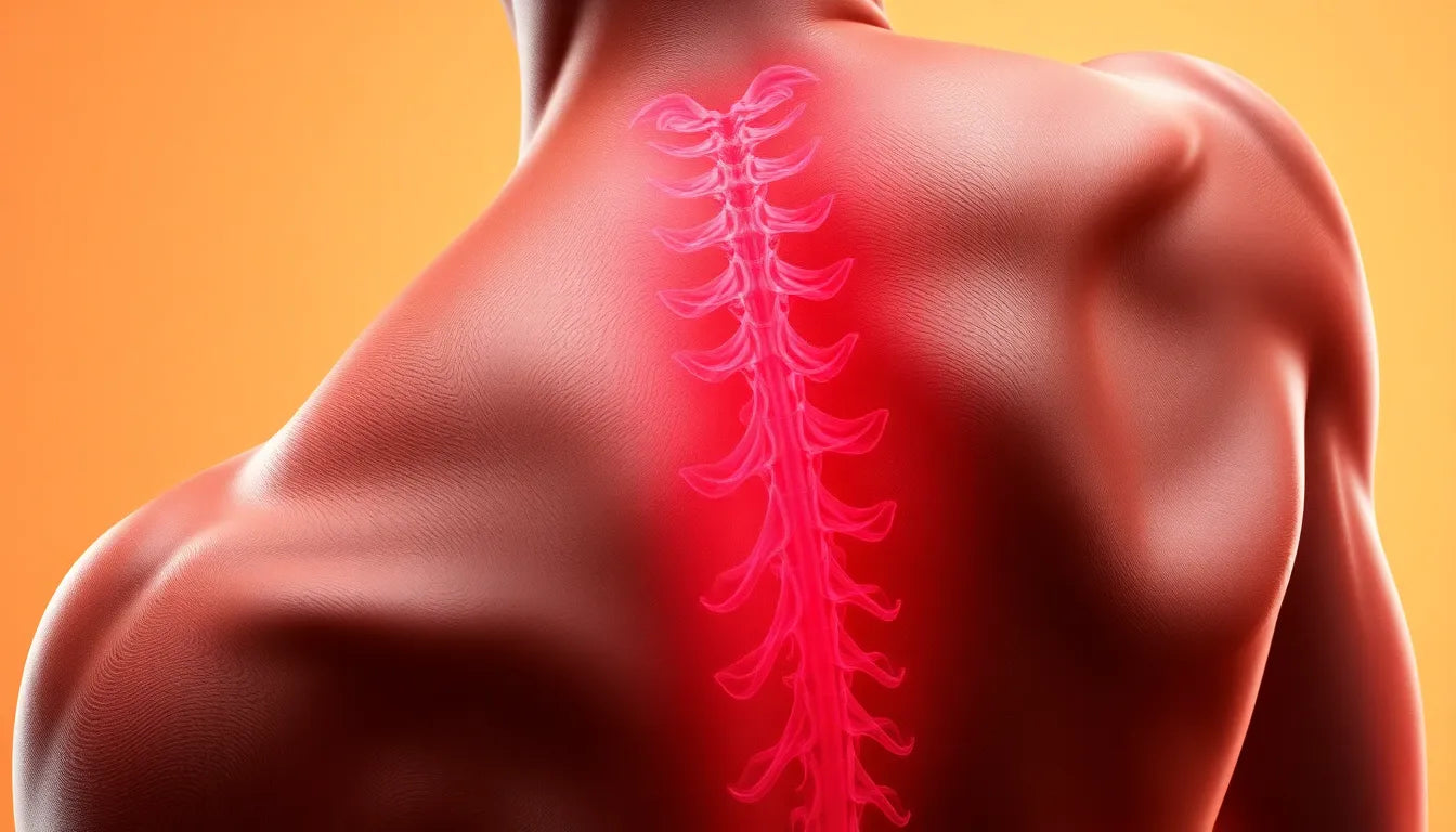 Schmerzen in der linken Rückenseite verstehen und lindern - Illustration