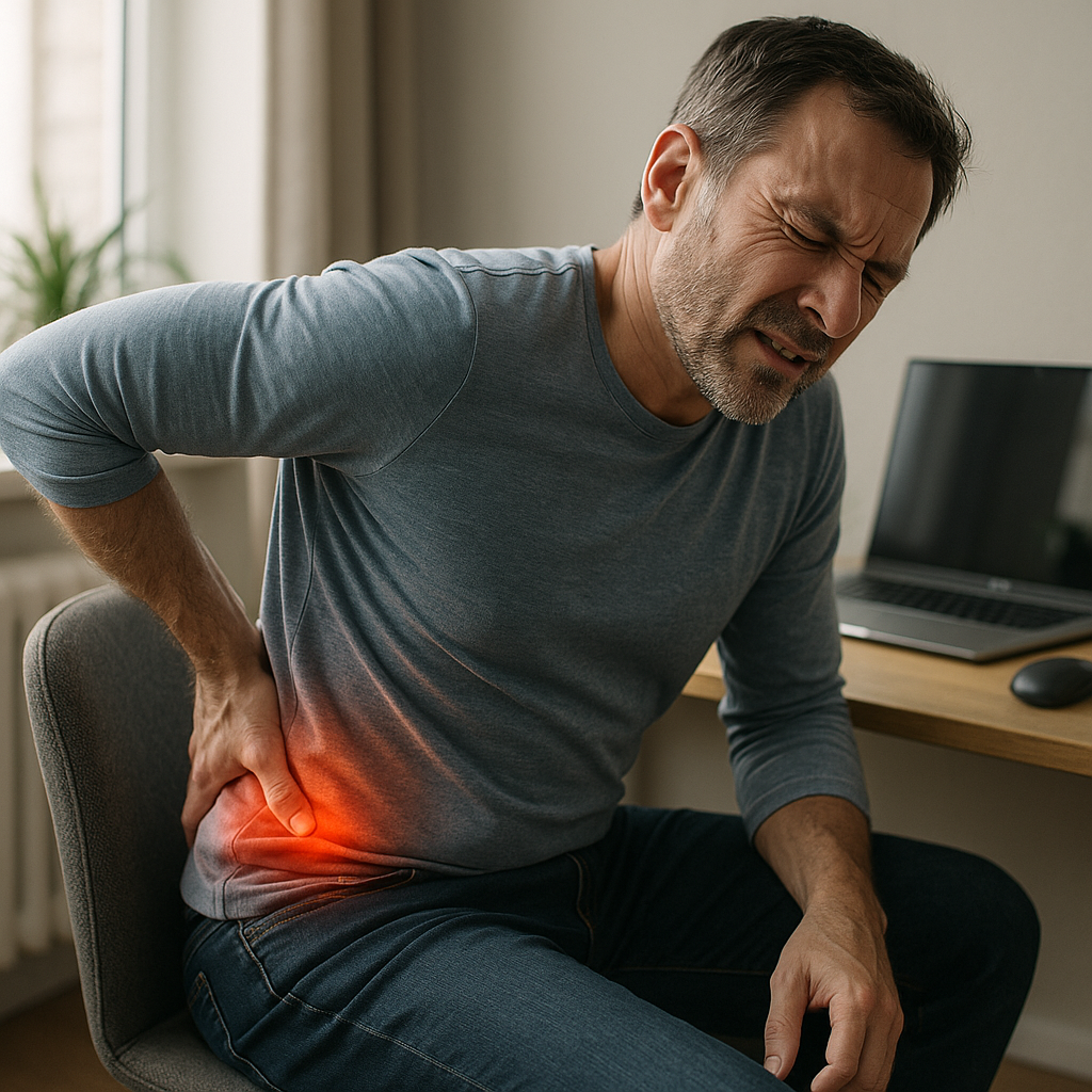 Linderung für die lende: so bekämpfen Sie das brennende Gefühl im Rücken - Illustration