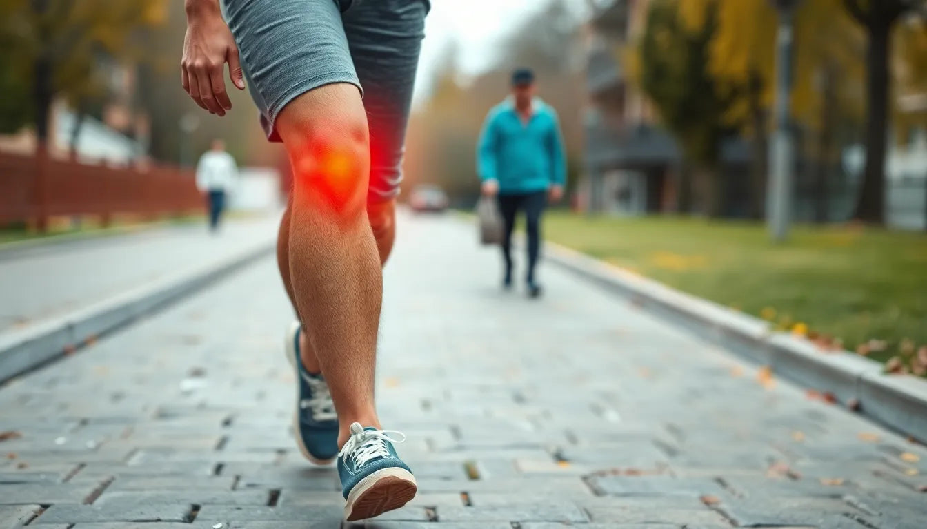 Schmerzfrei gehen: Tipps gegen Knieschmerzen beim Gehen - Illustration