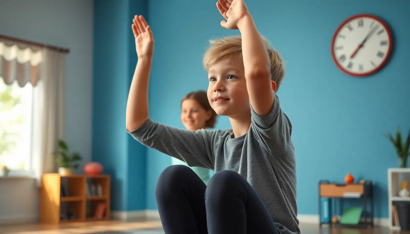Dehnübungen für Kinder: So wird Ihr Übungsleser zum Beweglichkeitsprofi - Illustration