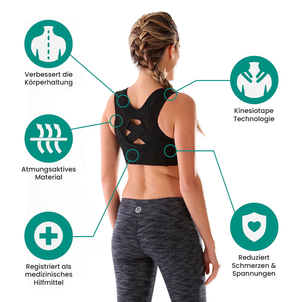 AlignMe Interactive Bra - Schwarz (nur begrenzte Größen)