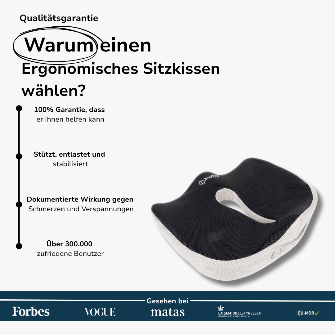 Ergonomisches Sitzkissen