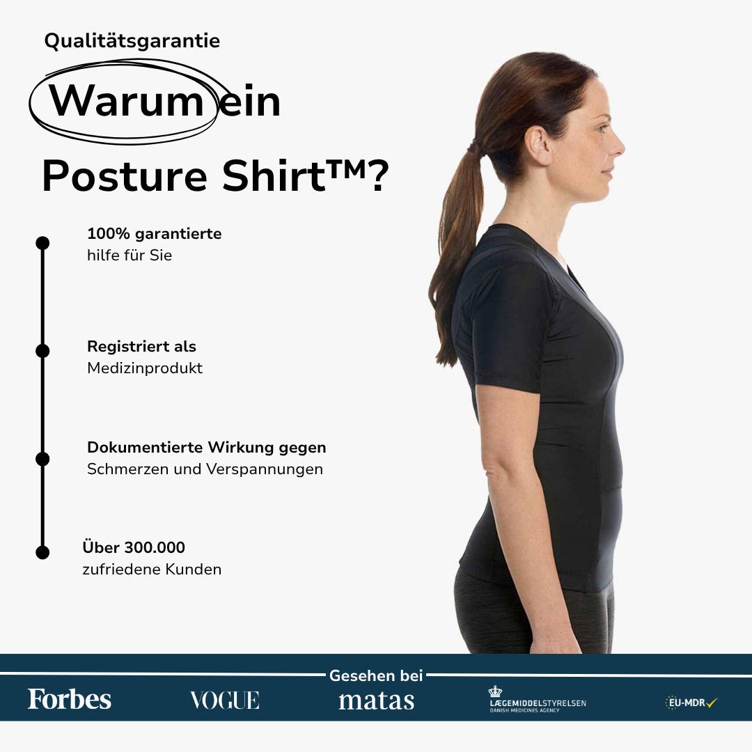 Women's Posture Shirt™ Zipper - Schwarz B-STOCK