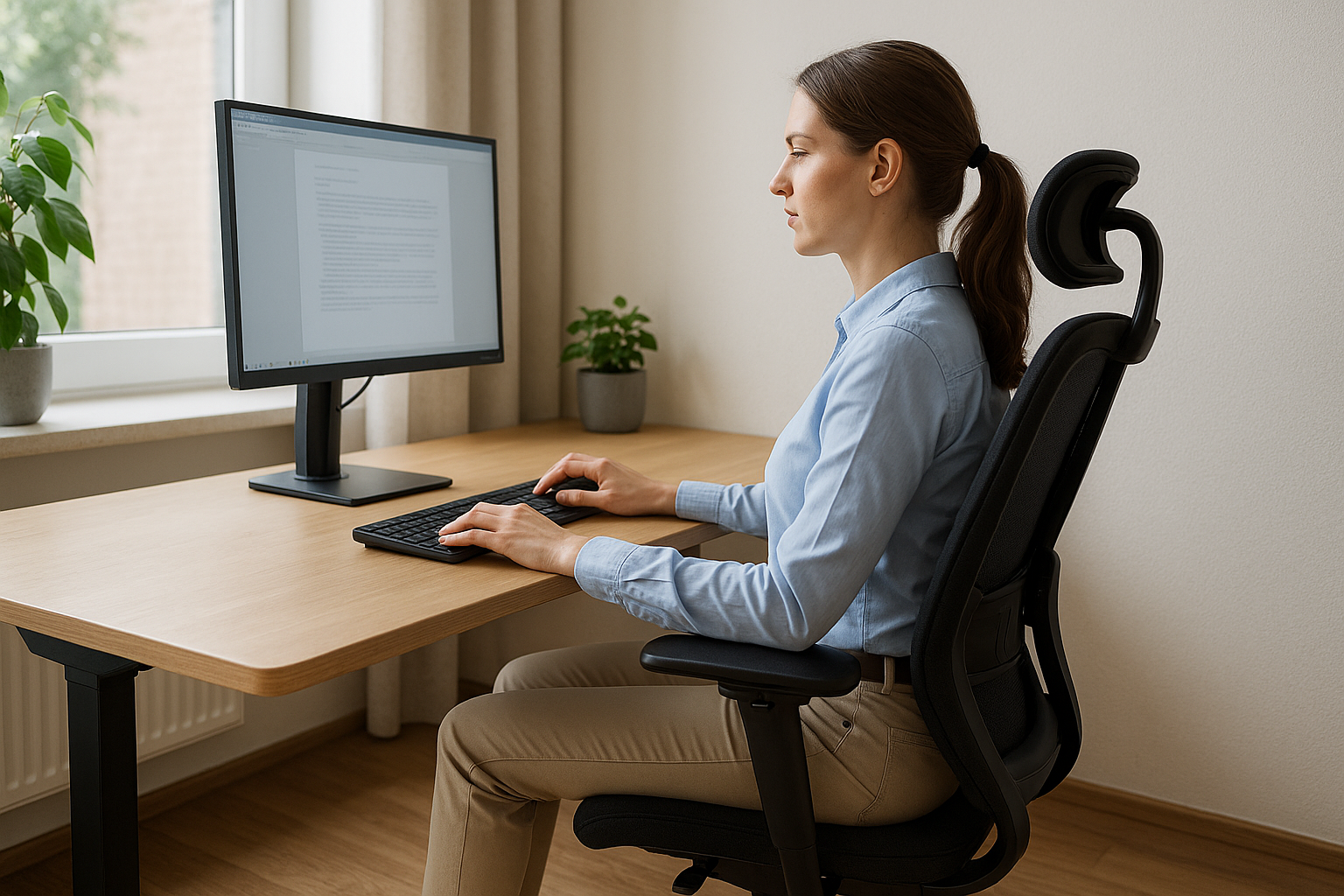 Ergonomie am Arbeitsplatz: So sorgst du für mehr Gesundheit im Büro - Illustration