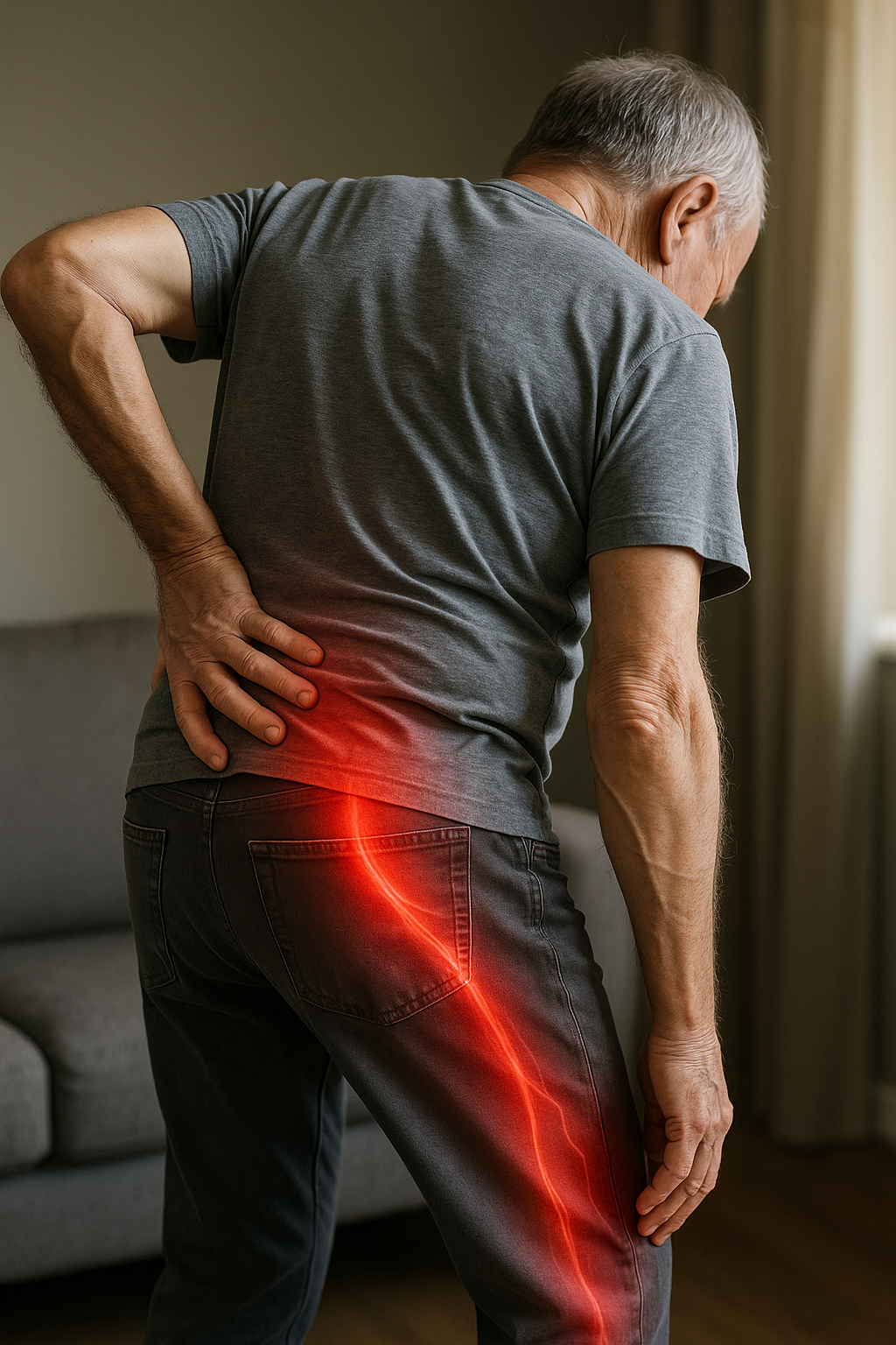 Ischiasschmerz erkennen und lindern: Symptome, die Sie nicht ignorieren sollten - Illustration