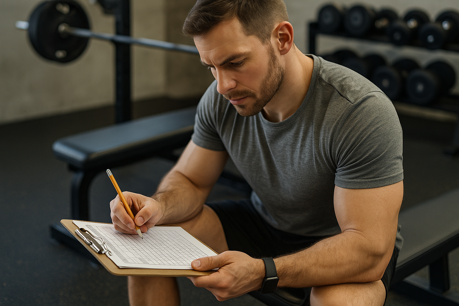 Erstellen Sie Ihren individuellen trainingsplan für maximale Erfolge - Illustration