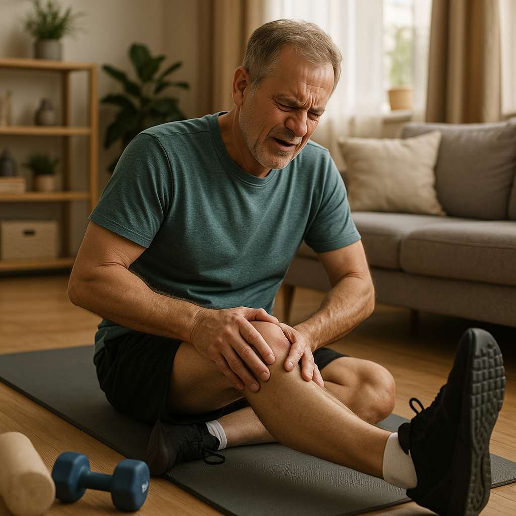 Befreie deine Knie: effektive Übungen gegen Schmerzen - Illustration