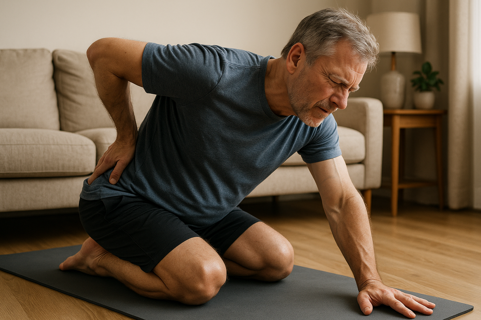 Übungsleser aufgepasst: rückenschmerzen mit diesen einfachen Übungen lindern - Illustration