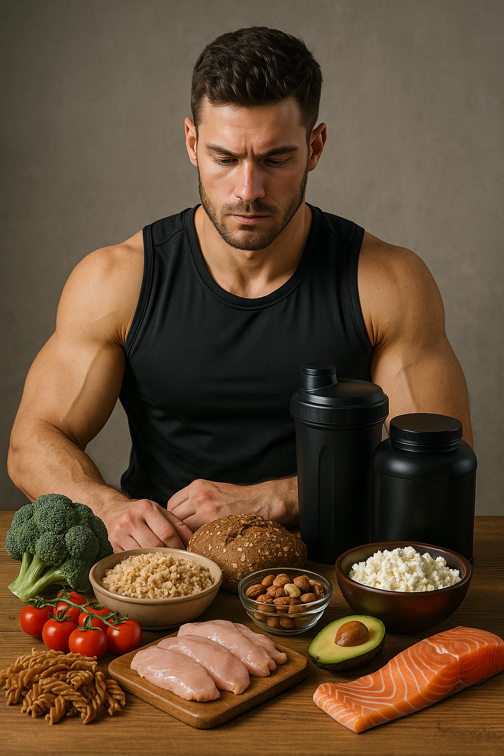 Wie sport und ernährung Hand in Hand gehen für maximale Leistung - Illustration