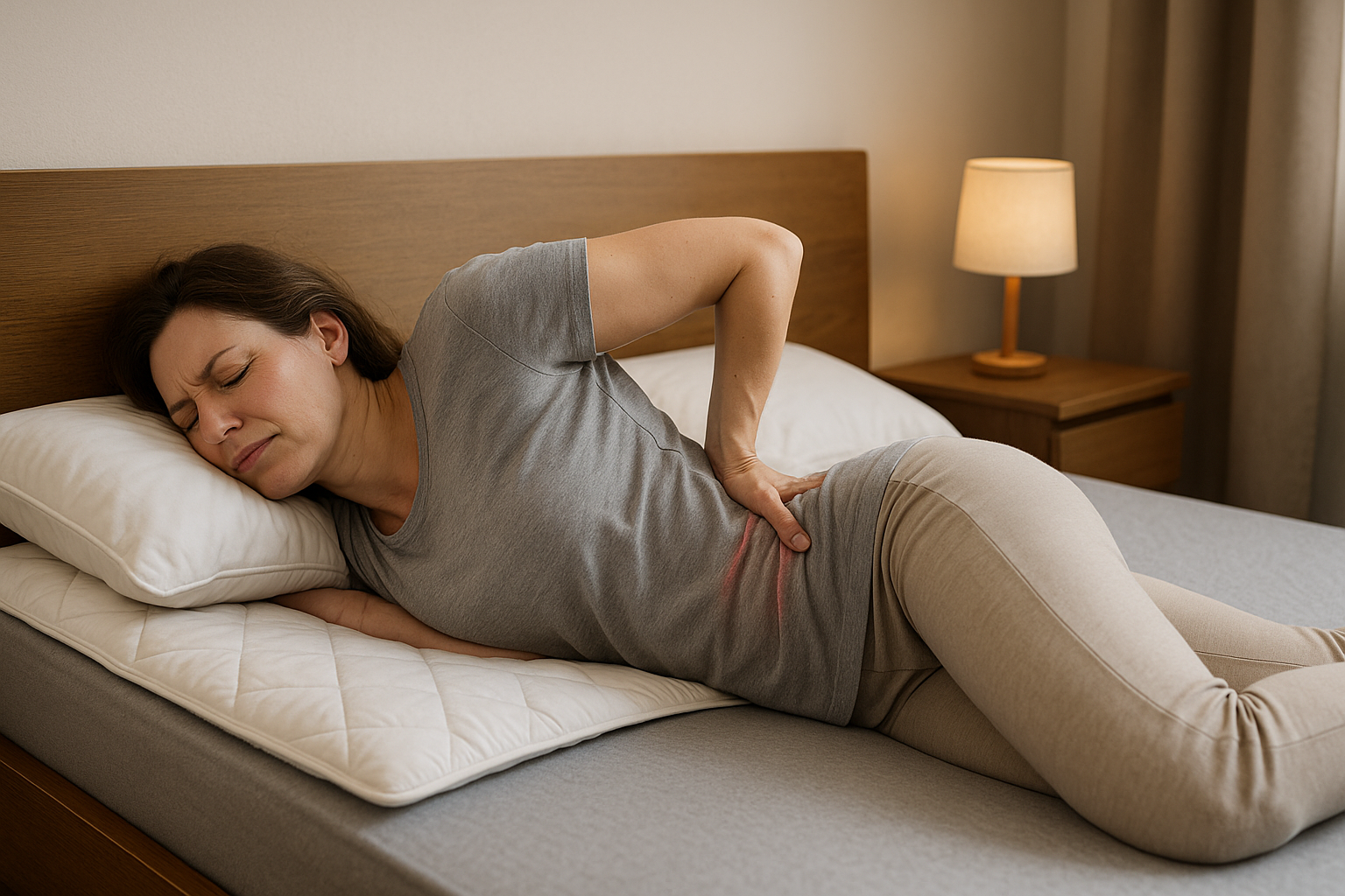 Rückenschmerzen ade: Finden Sie das perfekte Bett für erholsamen Schlaf - Illustration