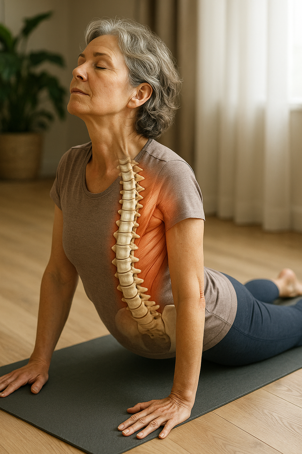 Sanfte yogaübungen für einen schmerzfreien rücken
