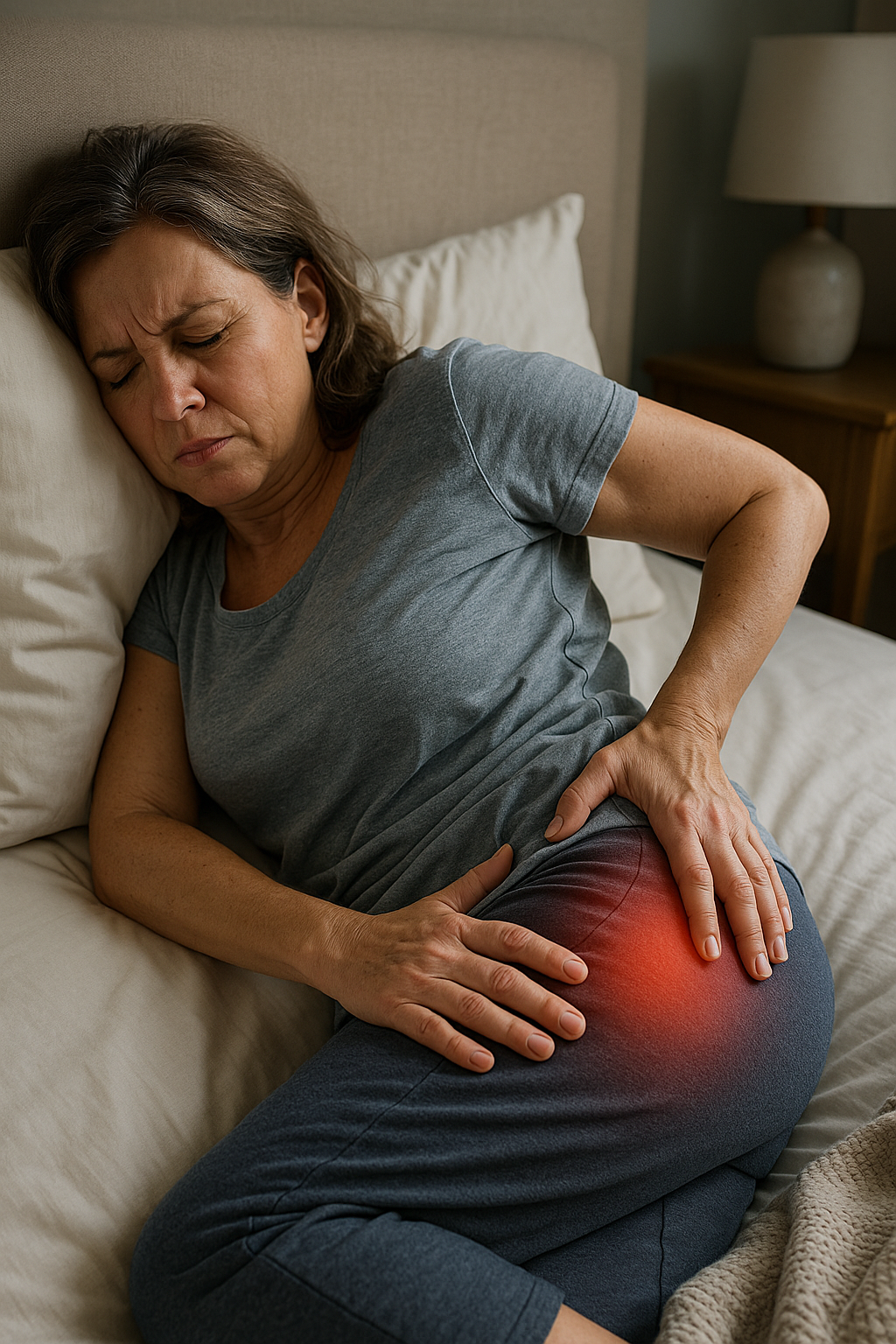 Hüftschmerzen adé: So schlafen Sie wieder schmerzfrei auf der Seite