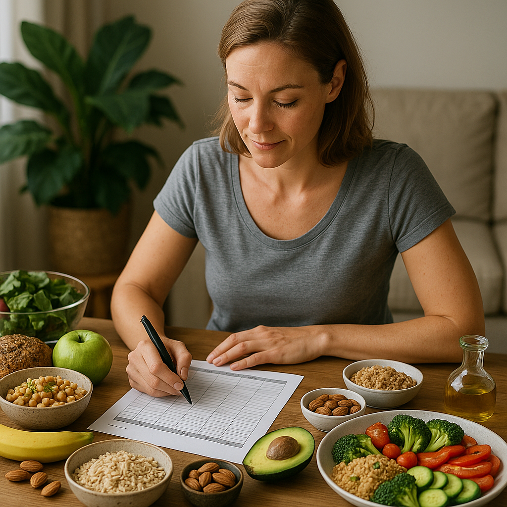 Genussvoll gesund: dein persönlicher Ernährungsfahrplan - Illustration