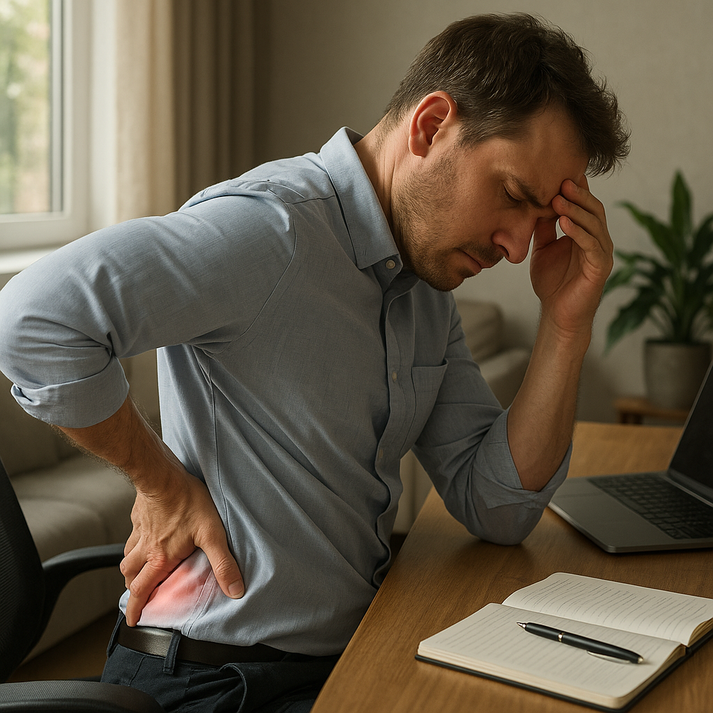 Stress im Rücken: Wie Anspannung zu Schmerzen führt und was Sie dagegen tun können