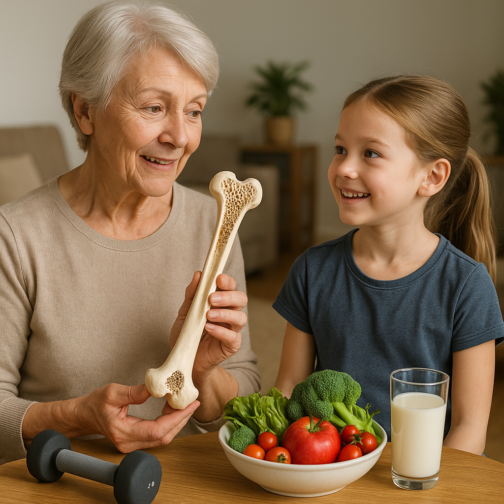 Starke Knochen, starkes Leben: So beugen Sie Osteoporose vor - Illustration