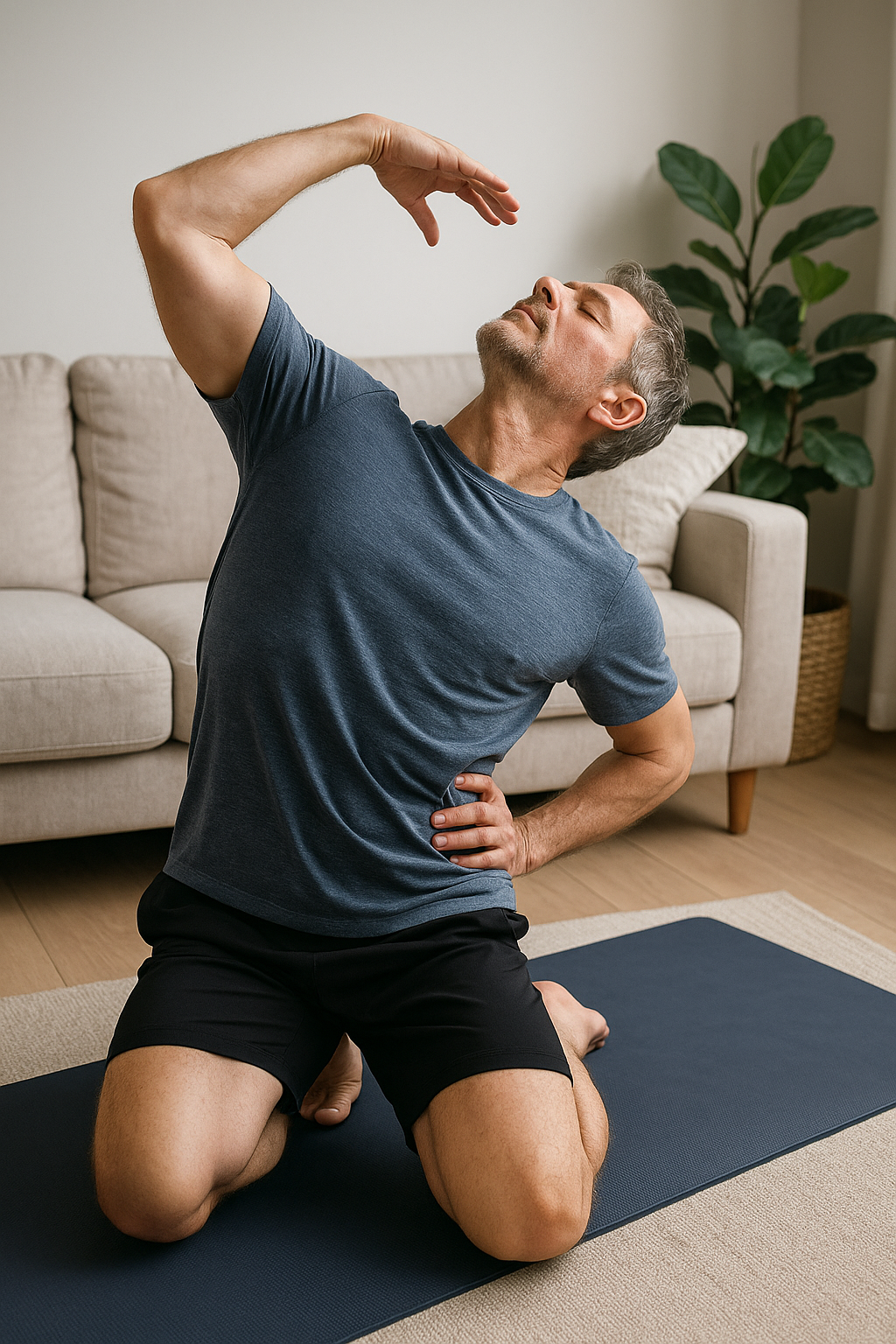 Übungsleser: wirbelsäule mobilisieren für mehr Beweglichkeit im Alltag - Illustration