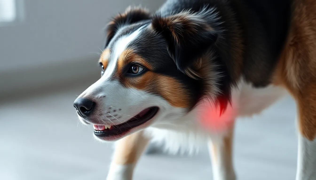 Wenn der Hund plötzlich lahmt: Was ein Bandscheibenvorfall bedeutet - Illustration
