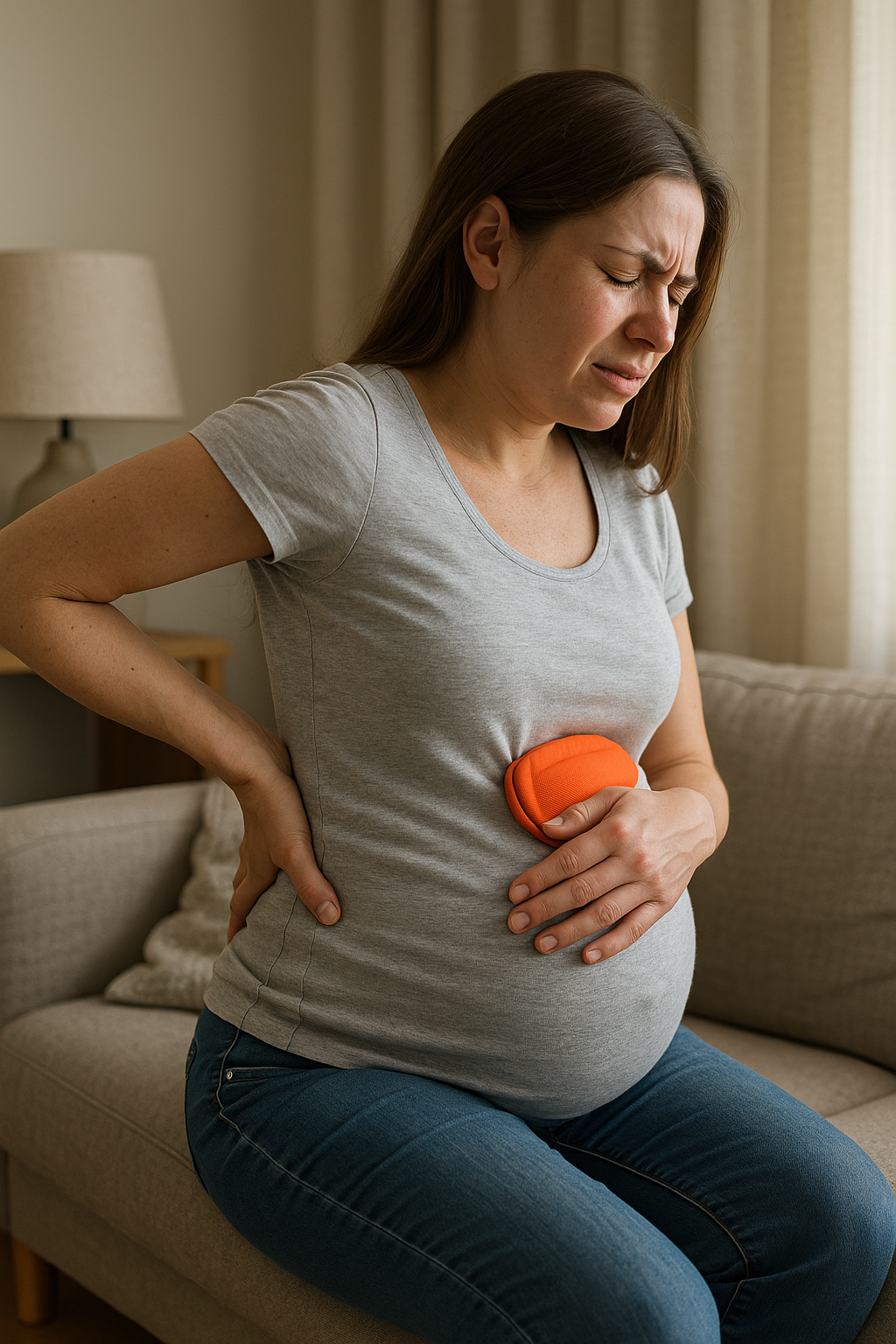 Rückenschmerzen in der 6. Schwangerschaftswoche: Tipps zur Linderung und Beruhigung - Illustration